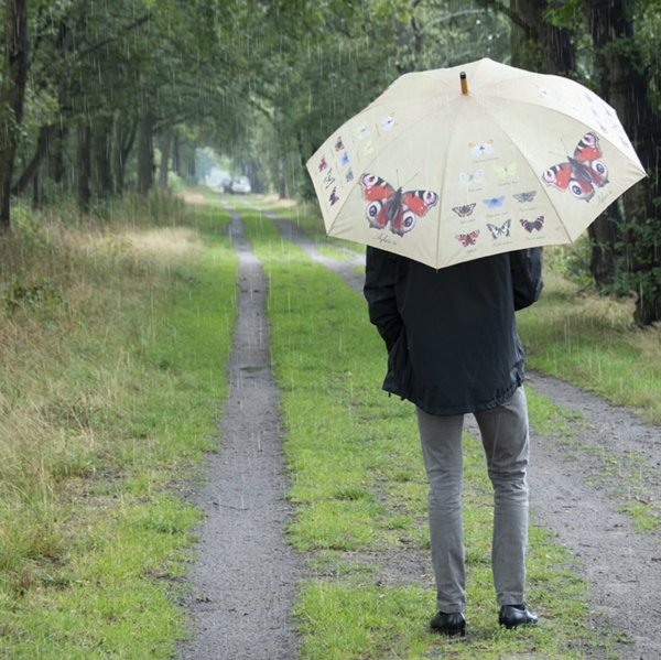Deštník s motýly 120 x 120 x 95 cm