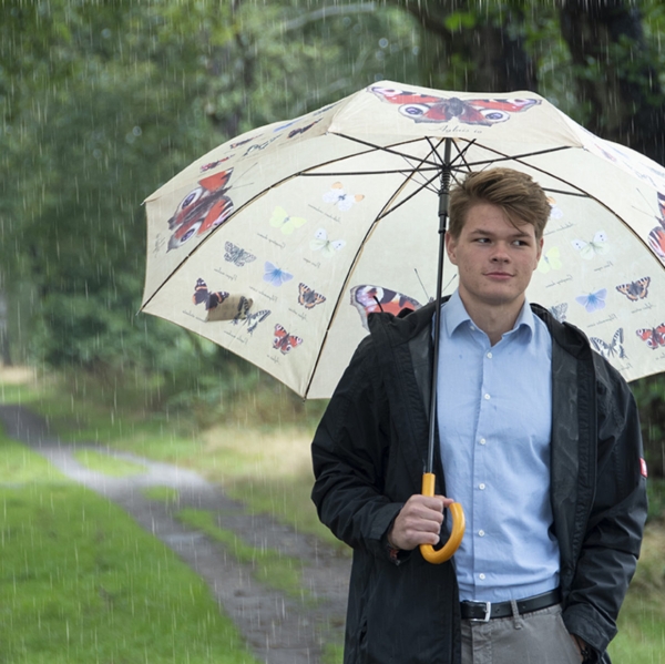 Deštník s motýly 120 x 120 x 95 cm