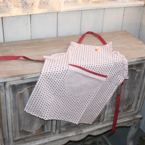 Dětská kuchyňská zástěra s putníky 48x56cm