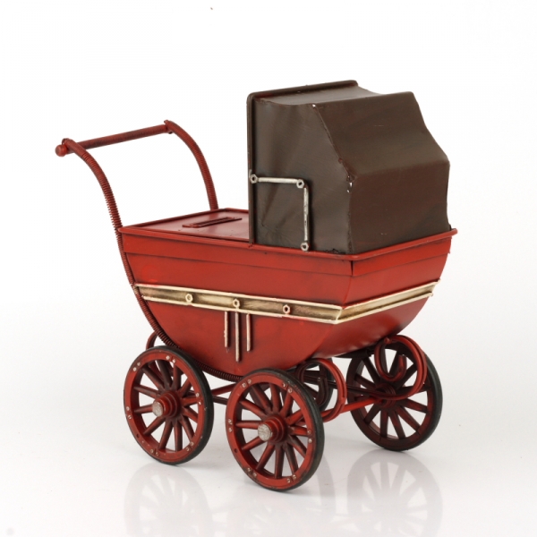 Dětská pokladnička kočár 28x16x26cm