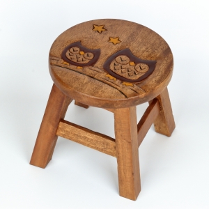 Dětská stolička sovičky 26cm