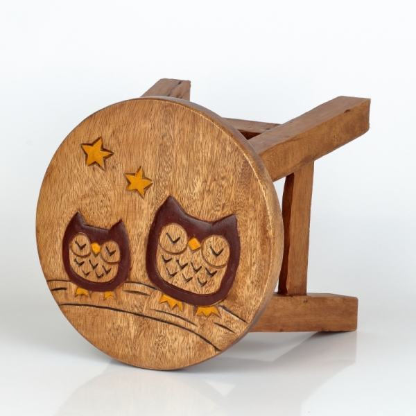 Dětská stolička sovičky 26cm