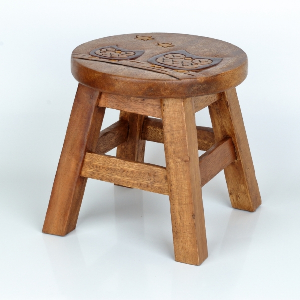 Dětská stolička sovičky 26cm