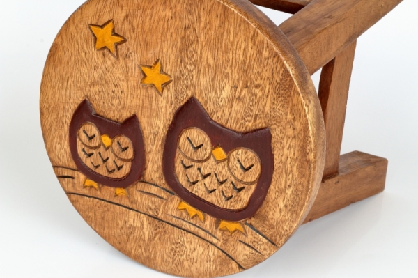 Dětská stolička sovičky 26cm
