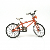 Dětské kolo kovové oranžové 25x17cm replika