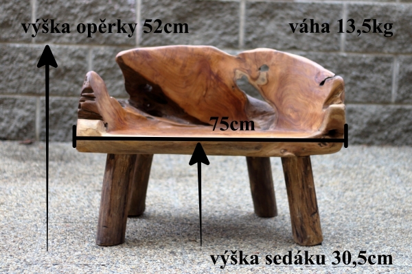 Dětské křeslo 75x39x52cm