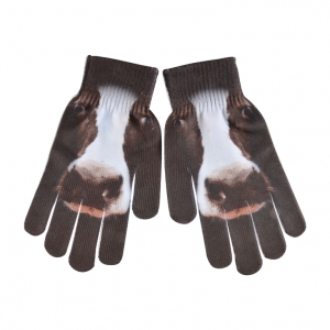 Dětské rukavice se zvířaty - kravička