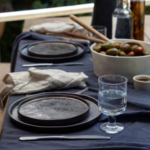 Dezertní talíř 21cm metalický LAGOA