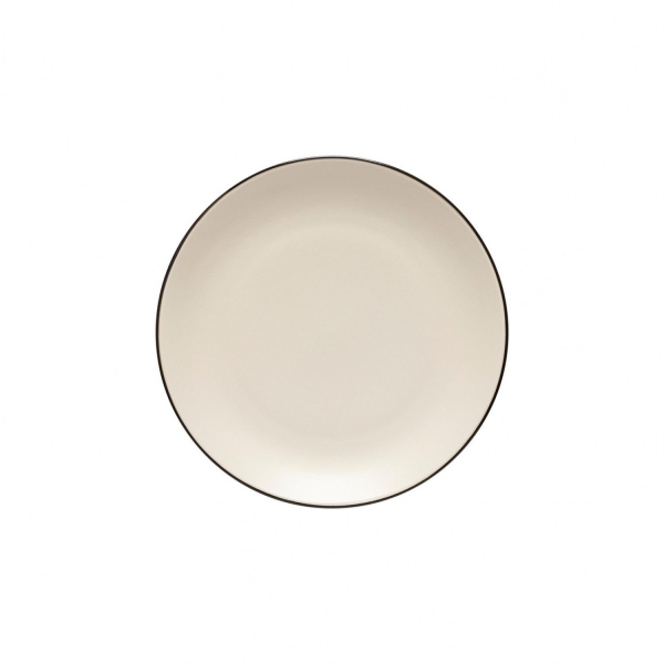 Dezertní talířek s černým okrajem 21cm AUGUSTA