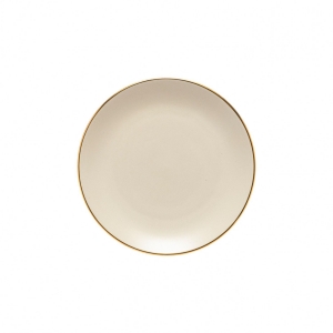 Dezertní talířek se zlatým okrajem 21cm AUGUSTA