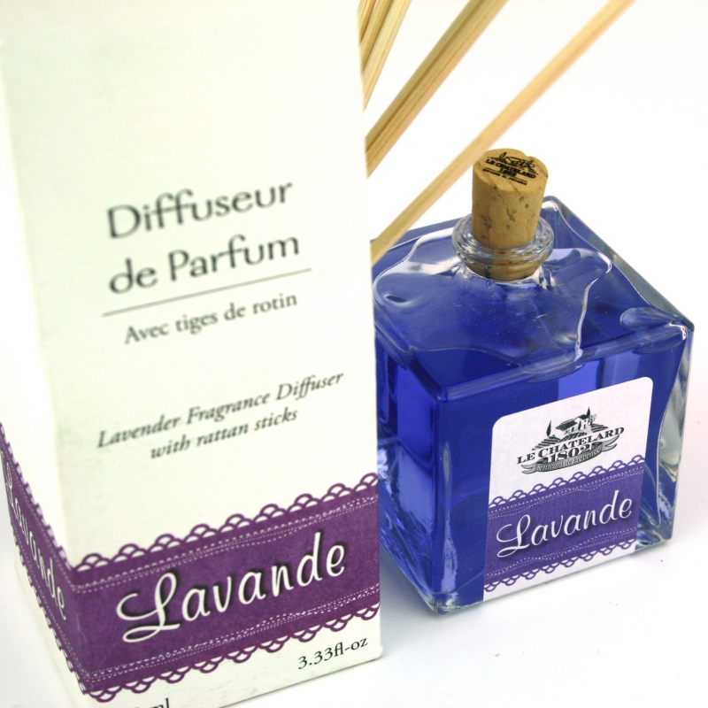 Difuzér Le Chatelard 1802 s ratanovými tyčinkami - levandule 100ml