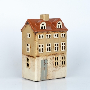 Domeček na čajovou svíčku 11,5x18,5x8cm D