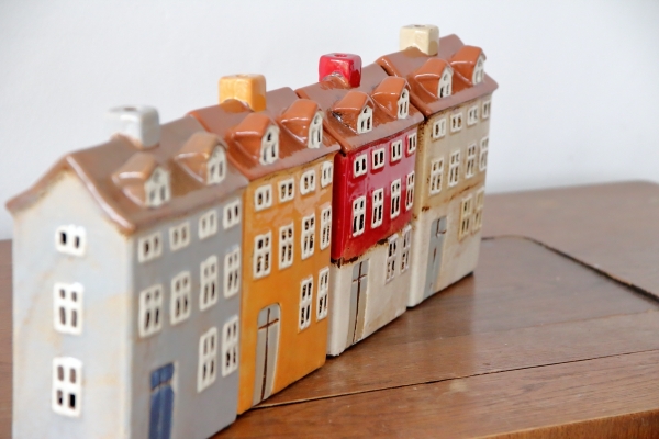 Domeček na čajovou svíčku 11,5x18,5x8cm D