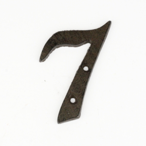 Domovní čísla 7 litina 10,5cm