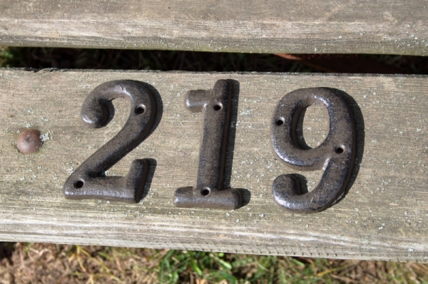 Domovní číslo na fasádu - 8