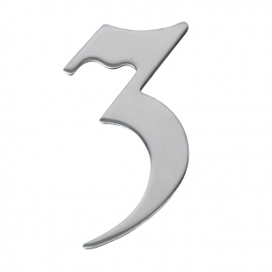 Domovní číslo nerezové - 3