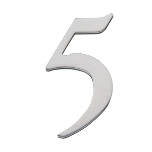 Domovní číslo nerezové - 5