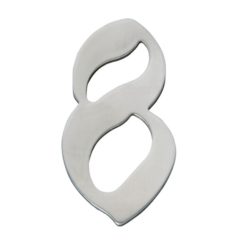 Domovní číslo nerezové - 8