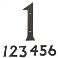 Domovní litinové číslo 1 16,7cm 