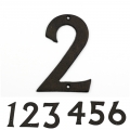 Domovní litinové číslo 2 16,7cm 