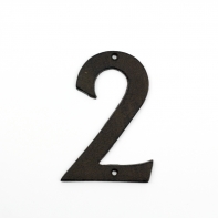 Domovní litinové číslo 2 16,7cm 