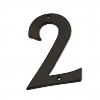 Domovní litinové číslo 2 16,7cm 