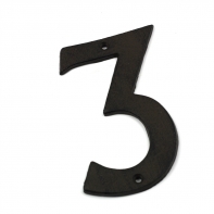 Domovní litinové číslo 3 16,7cm 