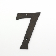 Domovní litinové číslo 7 16,7cm 