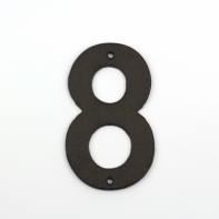 Domovní litinové číslo 8 16,7cm 