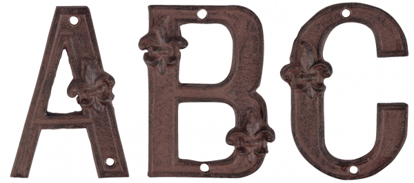 Domovní písmeno A  8,4x1,2x12,2 cm