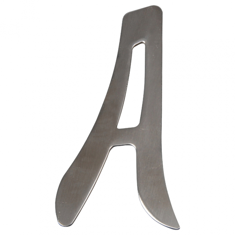 Domovní písmeno nerezové - A