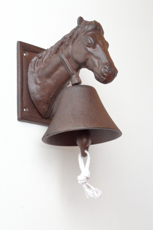Domovní zvonek hlava koně 21x14cm