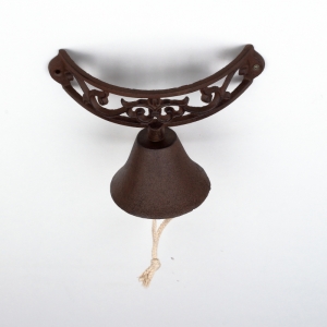 Domovní zvonek na zeď půlkruh 22x13cm