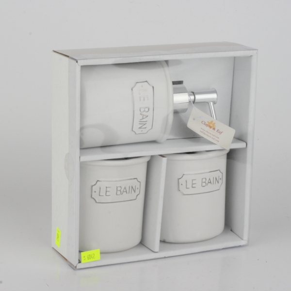 Doplňky do koupelny Le Bain (sada 3ks)