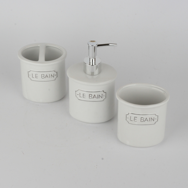 Doplňky do koupelny Le Bain (sada 3ks)