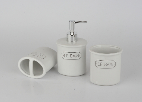 Doplňky do koupelny Le Bain (sada 3ks)