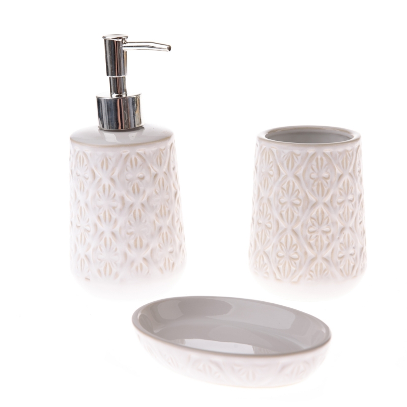 Doplňky do koupelny s ornamenty