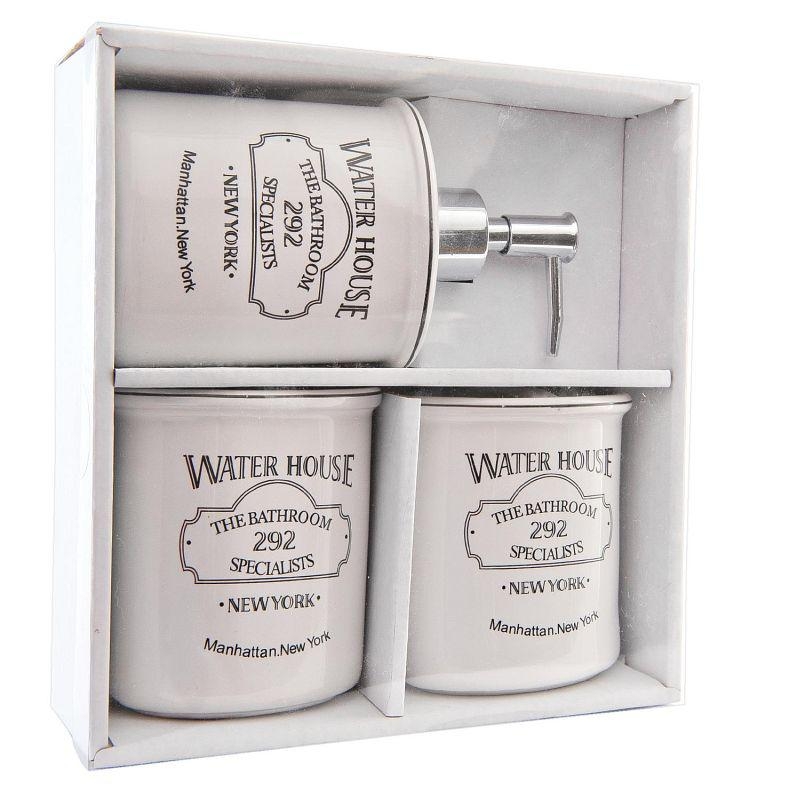 Doplňky do koupelny WATER HOUSE (sada 3ks)