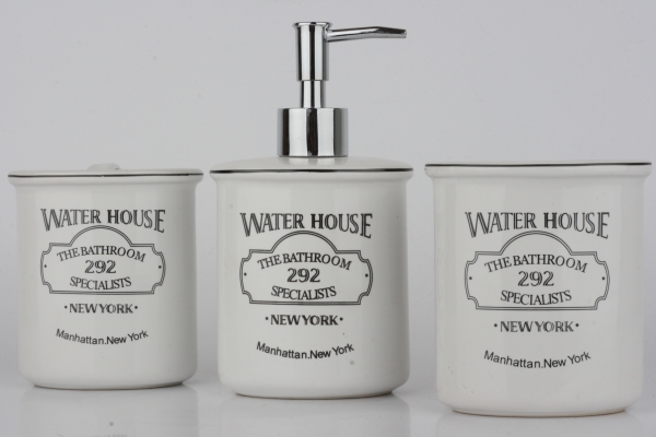 Doplňky do koupelny WATER HOUSE (sada 3ks)