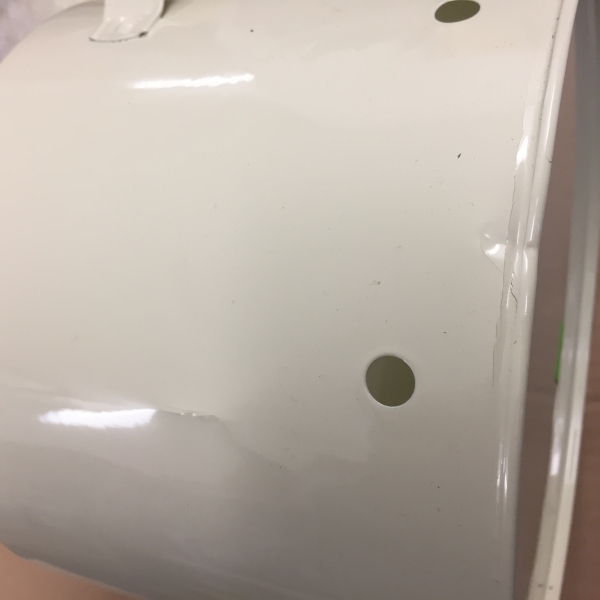 Dóza na brambory - poškození