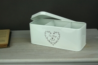 Dóza na čaj plechová 20x8x8cm