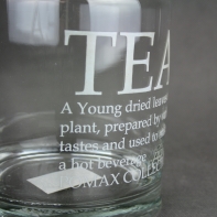 Dóza na čaj skleněná 21cm