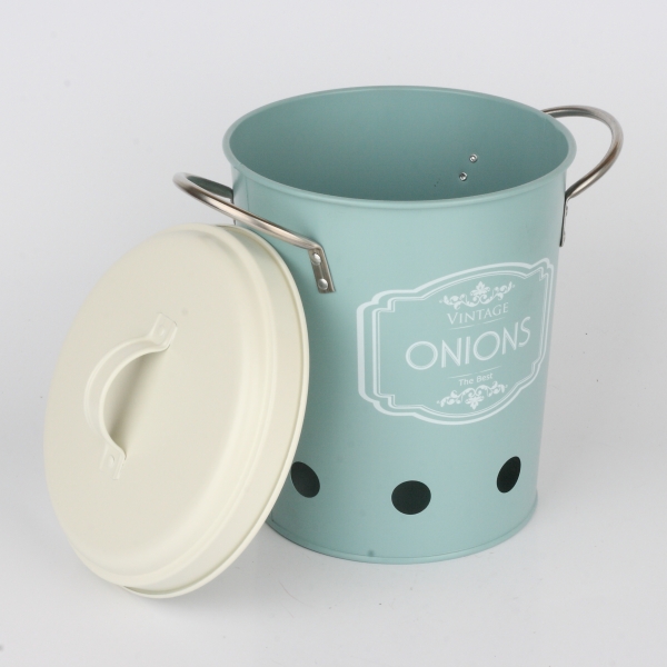 Dóza na cibuli modrá VINTAGE 21cm