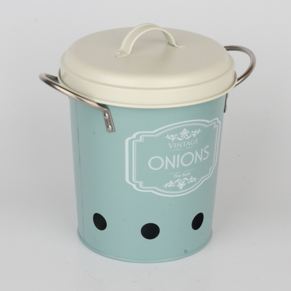 Dóza na cibuli modrá VINTAGE 21cm