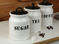 Dóza na cukr kamenina 16,5cm