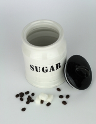 Dóza na cukr kamenina 16,5cm