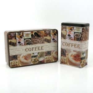 Dóza na kávu 2ks (19x12cm)