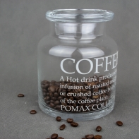 Dóza na kávu Coffee skleněná 15cm