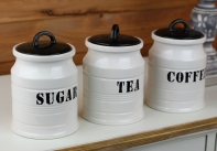 Dóza na kávu kamenina 16,5cm