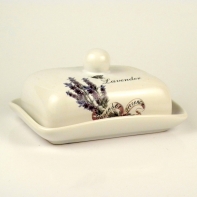 Dóza na máslo levandule